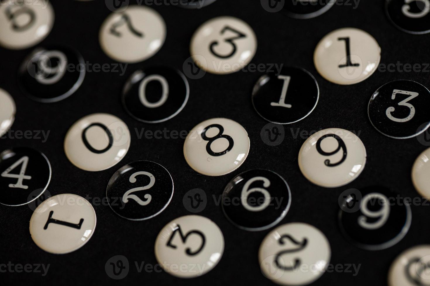 Background of numbers. from zero to nine. Numbers texture. Finance data concept. Matematic. Seamless pattern with numbers. financial crisis concept. Business success. photo