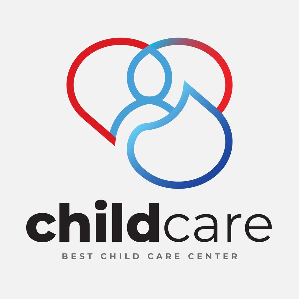Child Care and Nutrition Logo vector