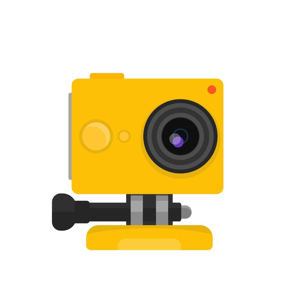 action camera vector illustration