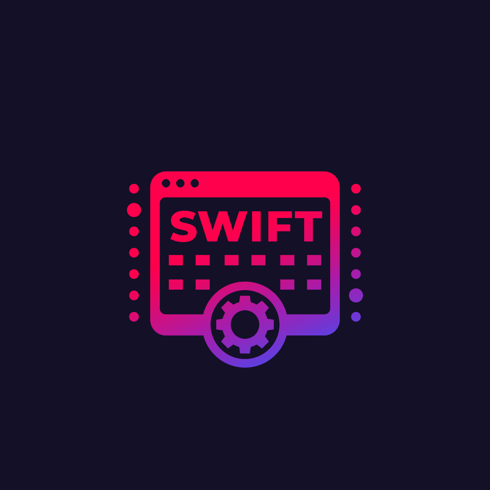 Swift programming concept, vector icon 7283972 Vector Art at Vecteezy