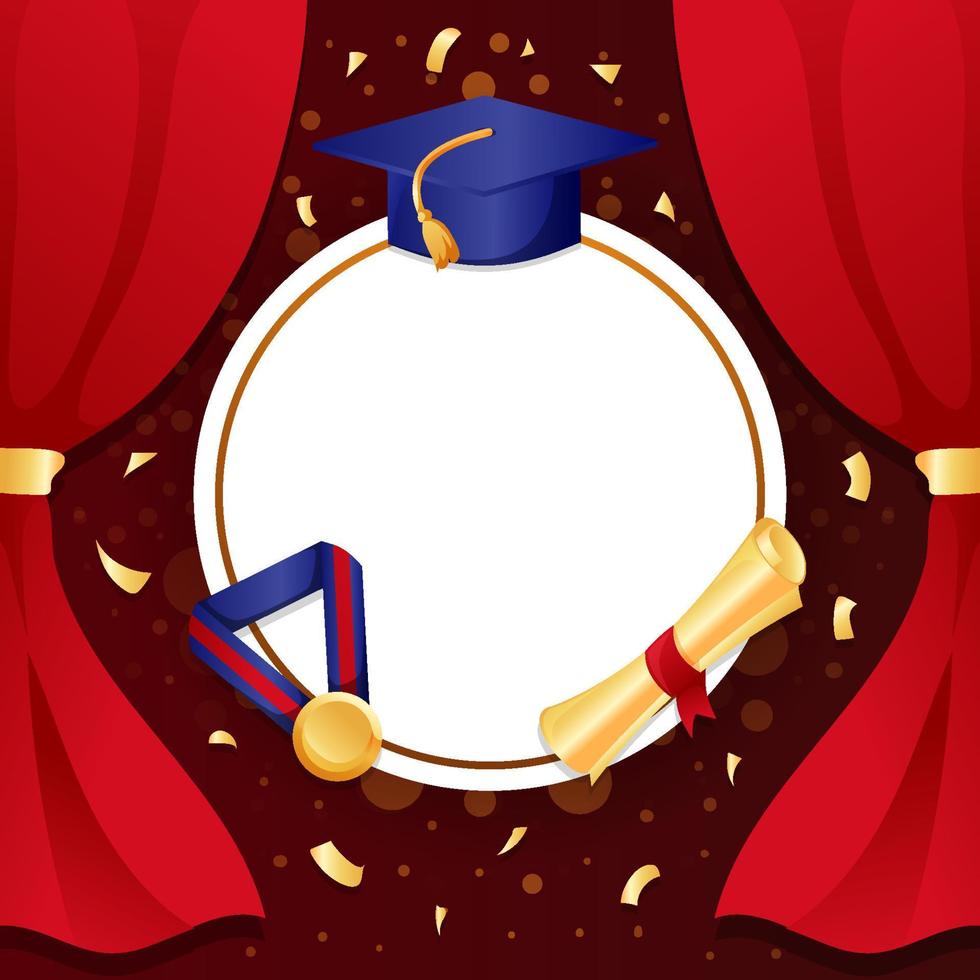 Graduation School Background vector
