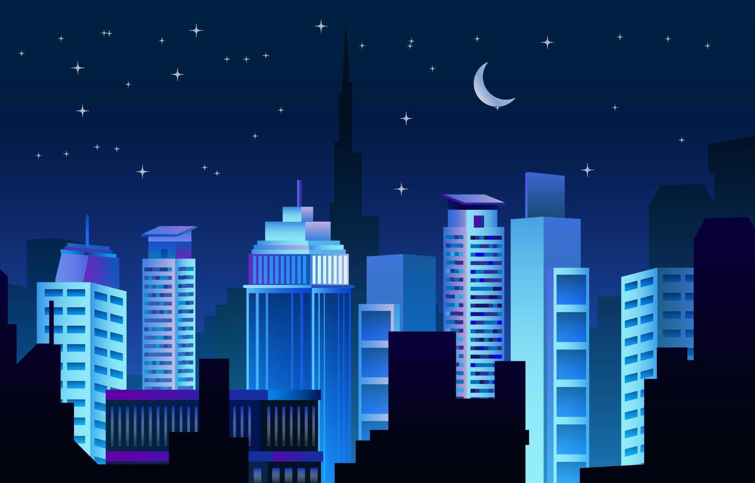 Skyscraper Metropolitan Background vector