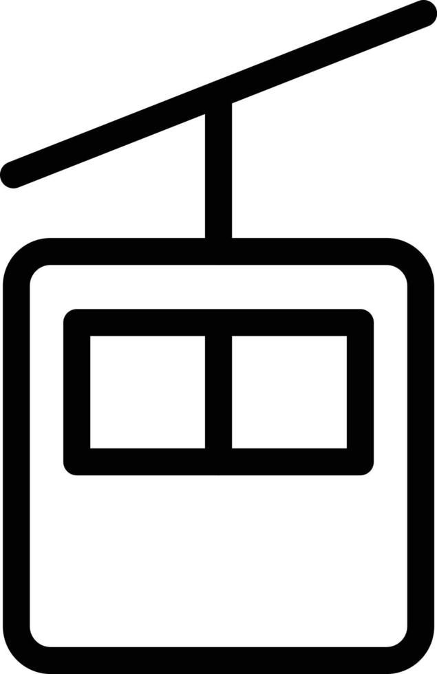chairlift vector illustration on a background.Premium quality symbols.vector icons for concept and graphic design.