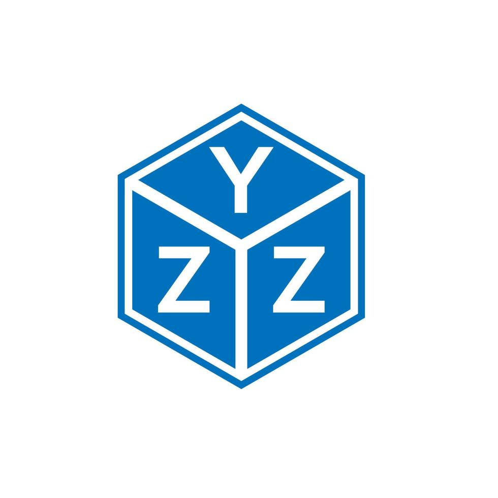 YZZ letter logo design on white background. YZZ creative initials letter logo concept. YZZ letter design. vector