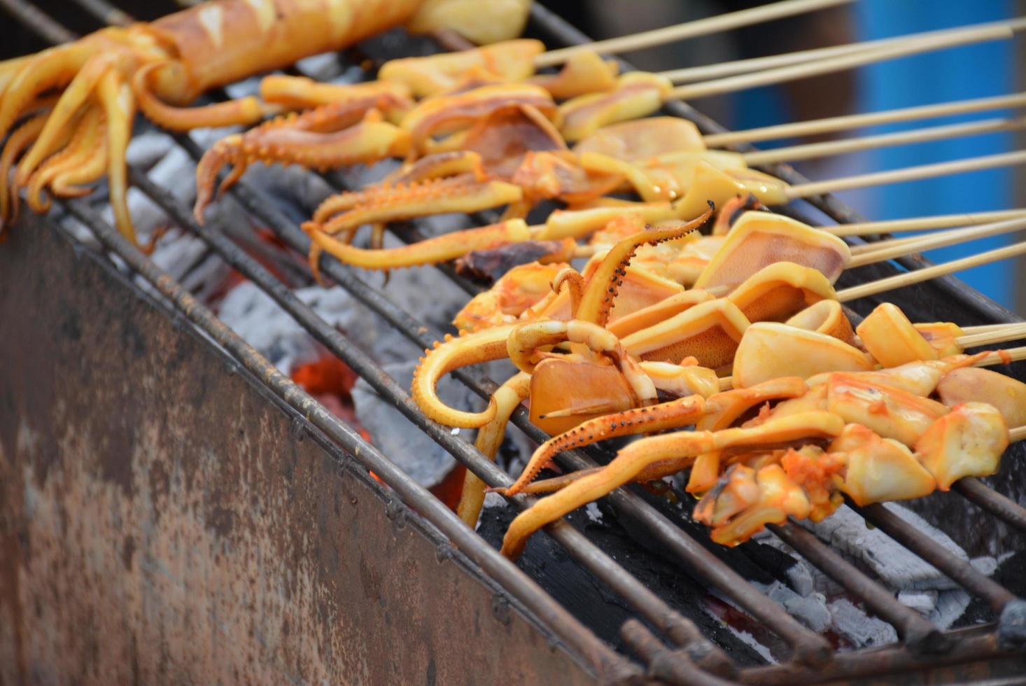 Grilled Squid Stock Photos, Images and Backgrounds for Free Download