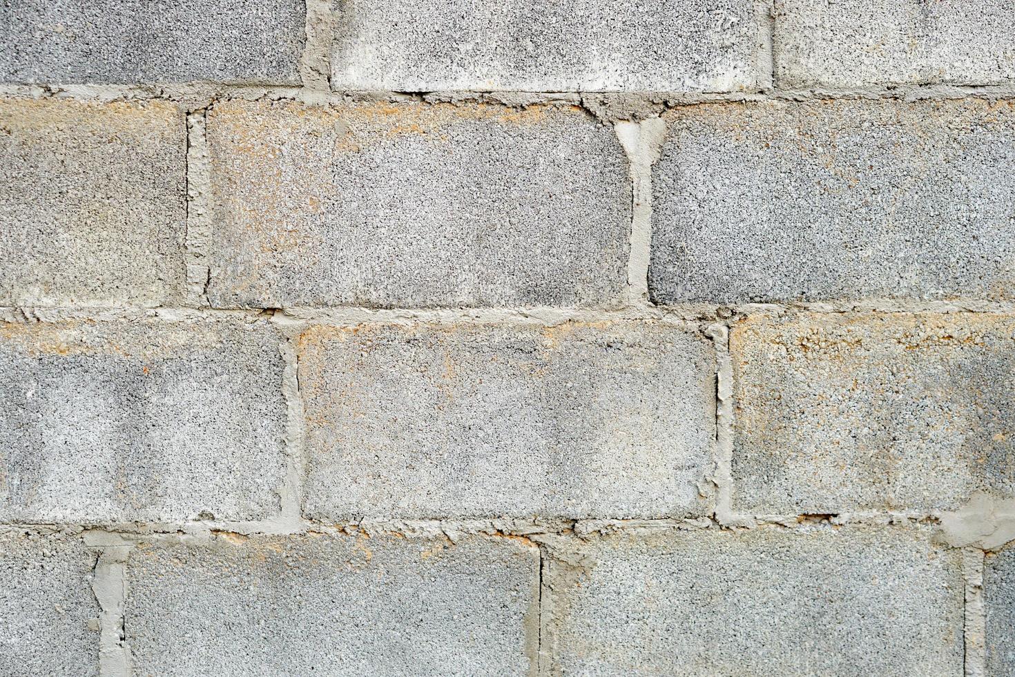 Brick and cement wall background photo