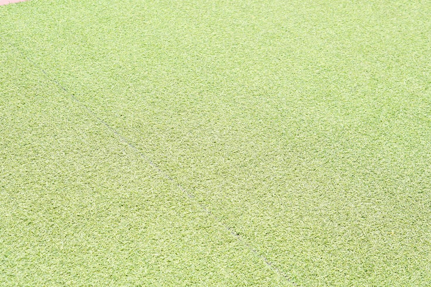 Green artificial grass background is used instead of real grass. photo