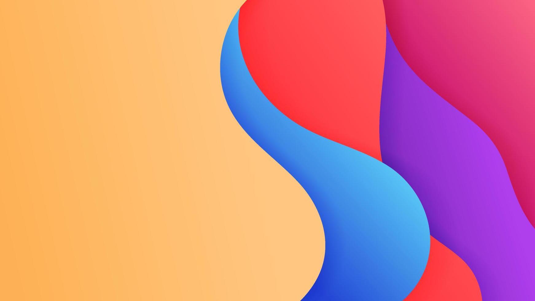 Vector abstract backgrond with soft gradient color and dynamic shadow. Vector background for wallpaper. Eps 10