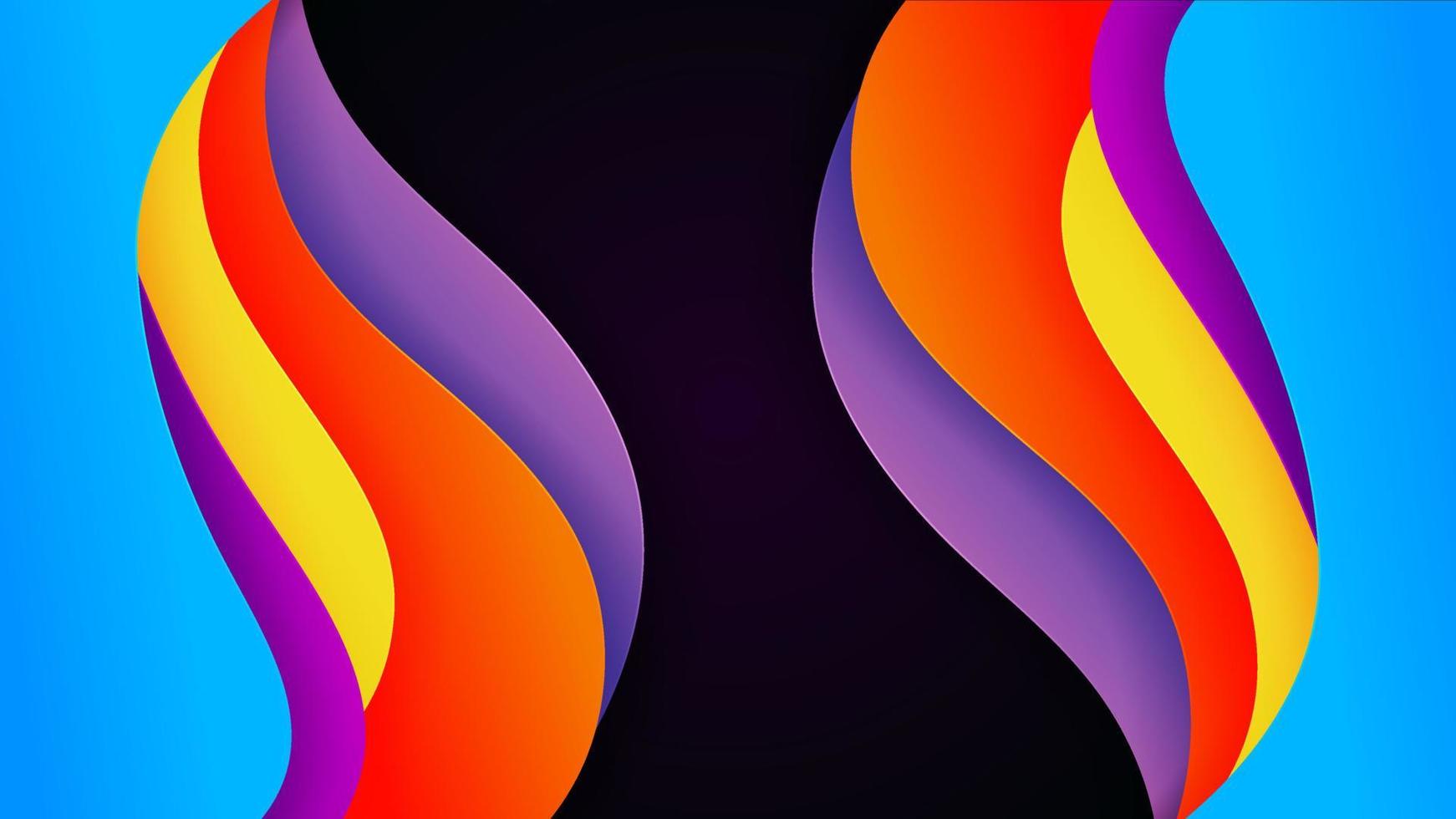 Vector abstract backgrond with soft gradient color and dynamic shadow. Vector background for wallpaper. Eps 10