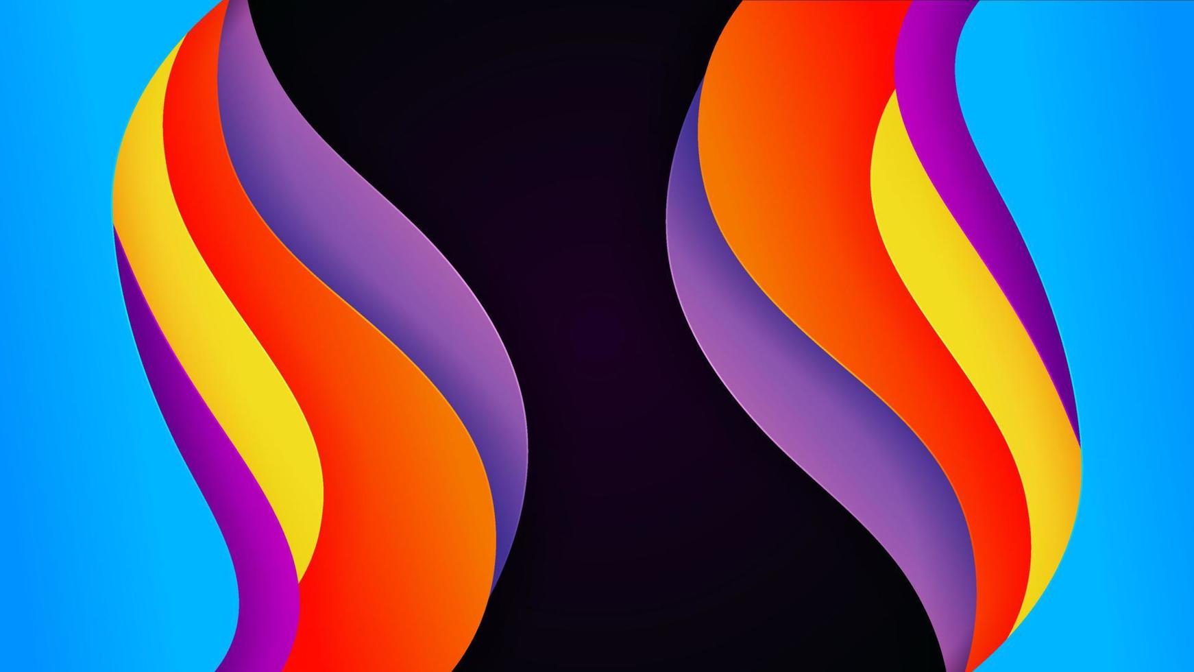 Vector abstract backgrond with soft gradient color and dynamic shadow. Vector background for wallpaper. Eps 10