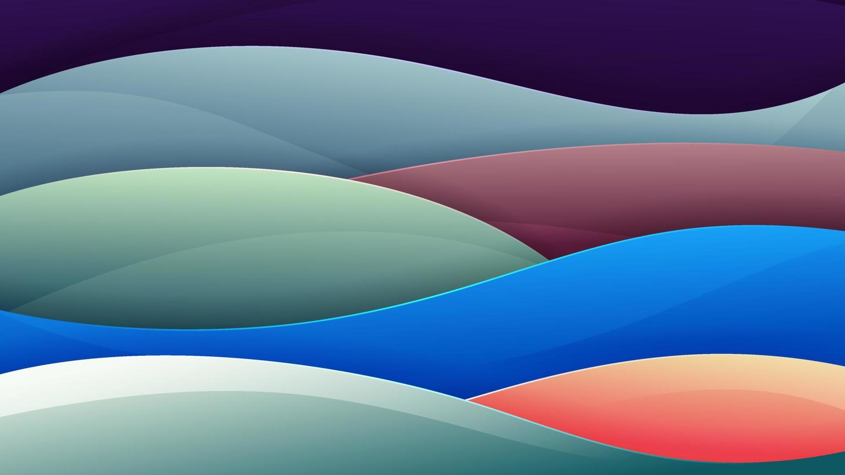 Vector abstract backgrond with soft gradient color and dynamic shadow. Vector background for wallpaper. Eps 10