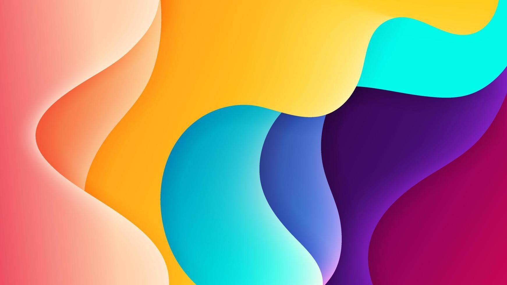 Vector abstract backgrond with soft gradient color and dynamic shadow. Vector background for wallpaper. Eps 10