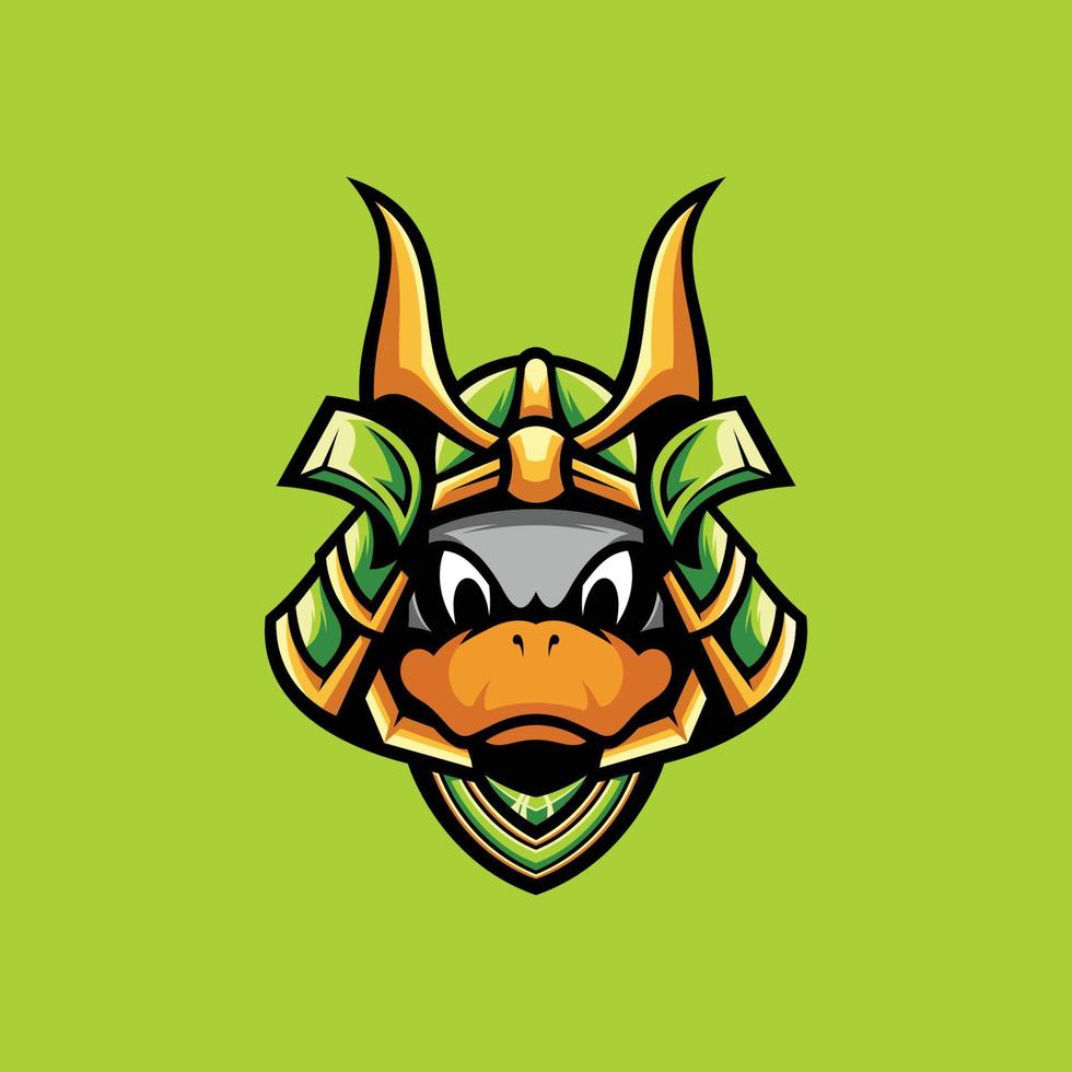Duck Head Mascot Design vector