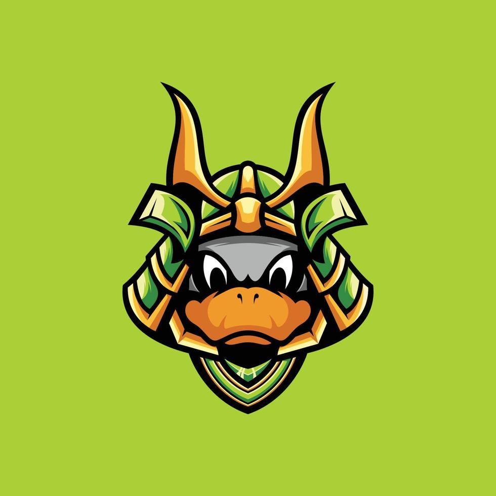 Duck Head Mascot Design vector