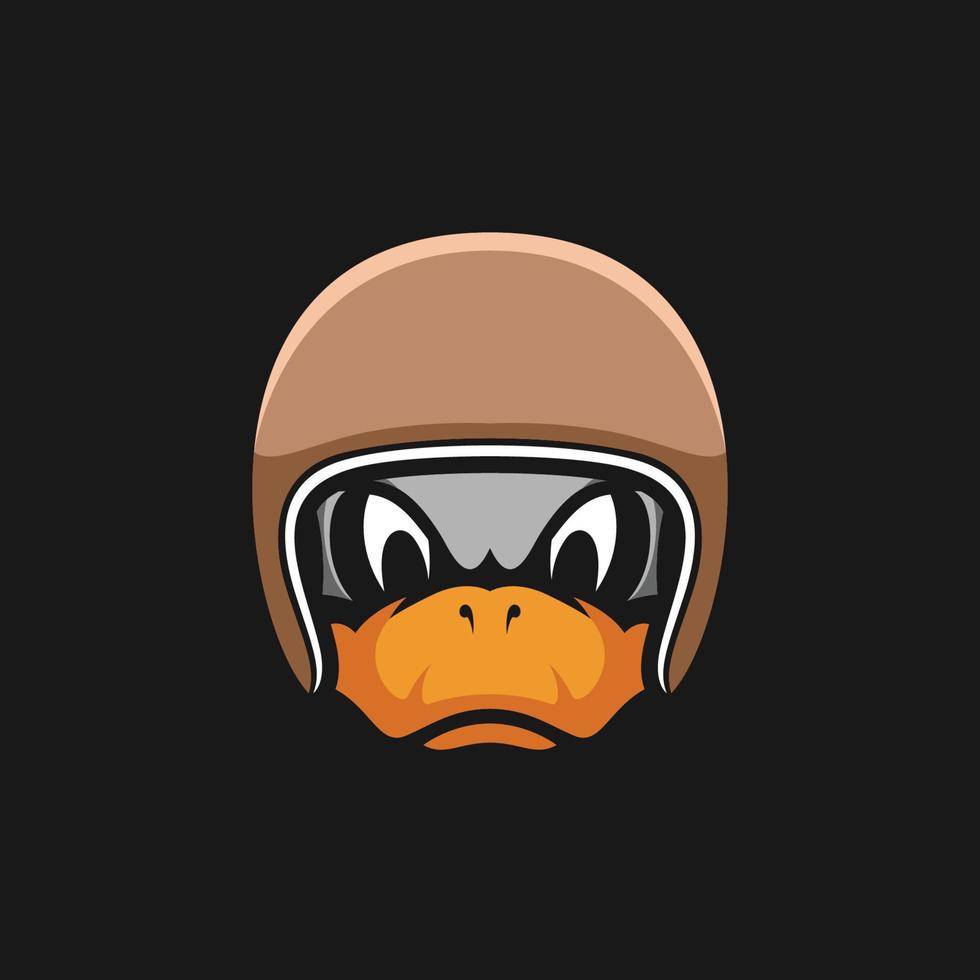 Duck Head Mascot Design vector