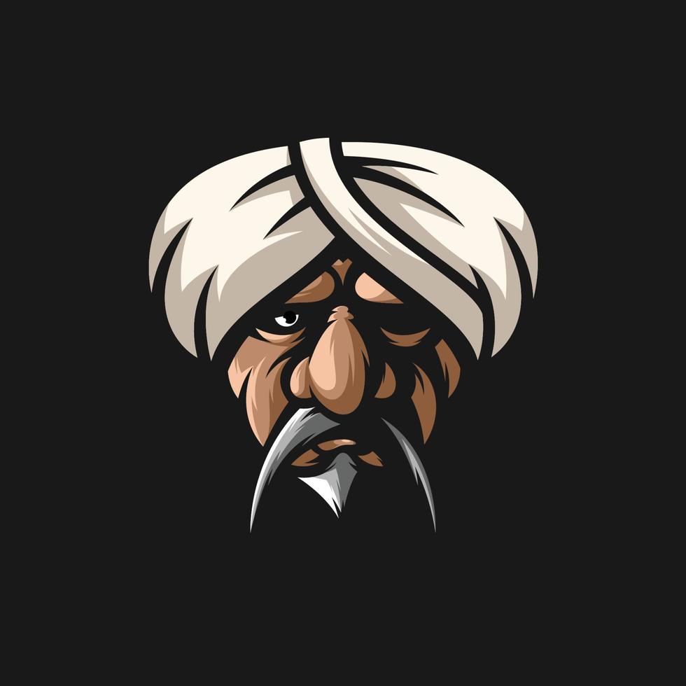 A Man Mascot Logo Design vector