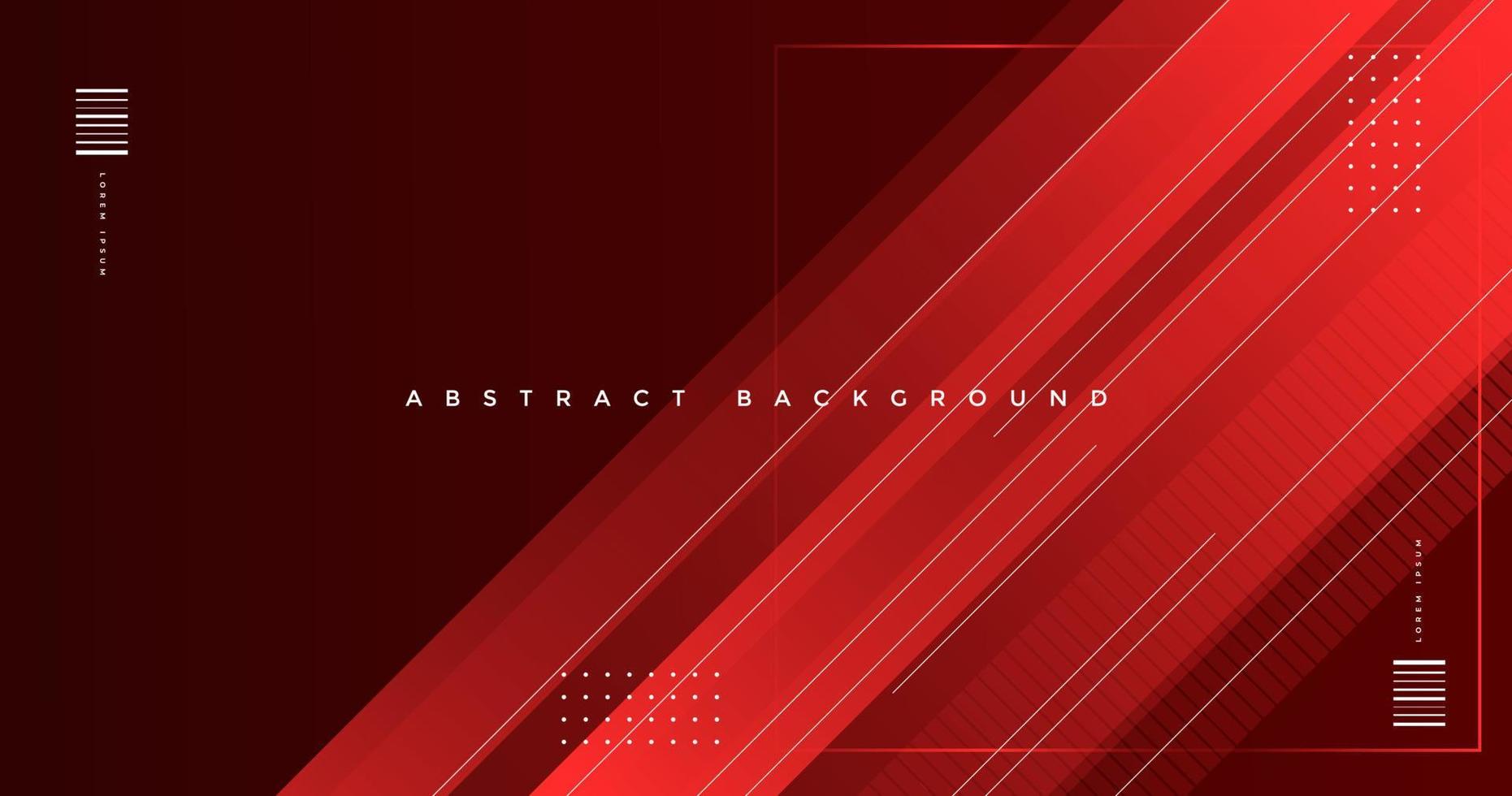 Abstract red background with gradation slashes vector