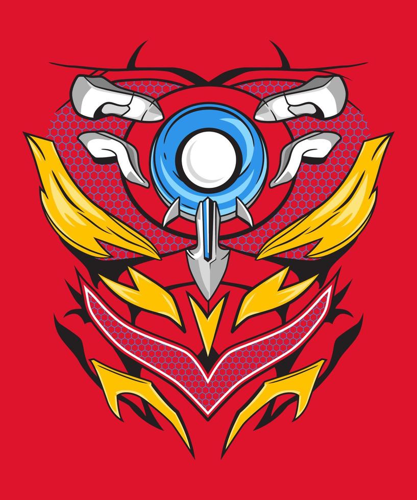 Abstract jersey cartoons vector illustration template design
