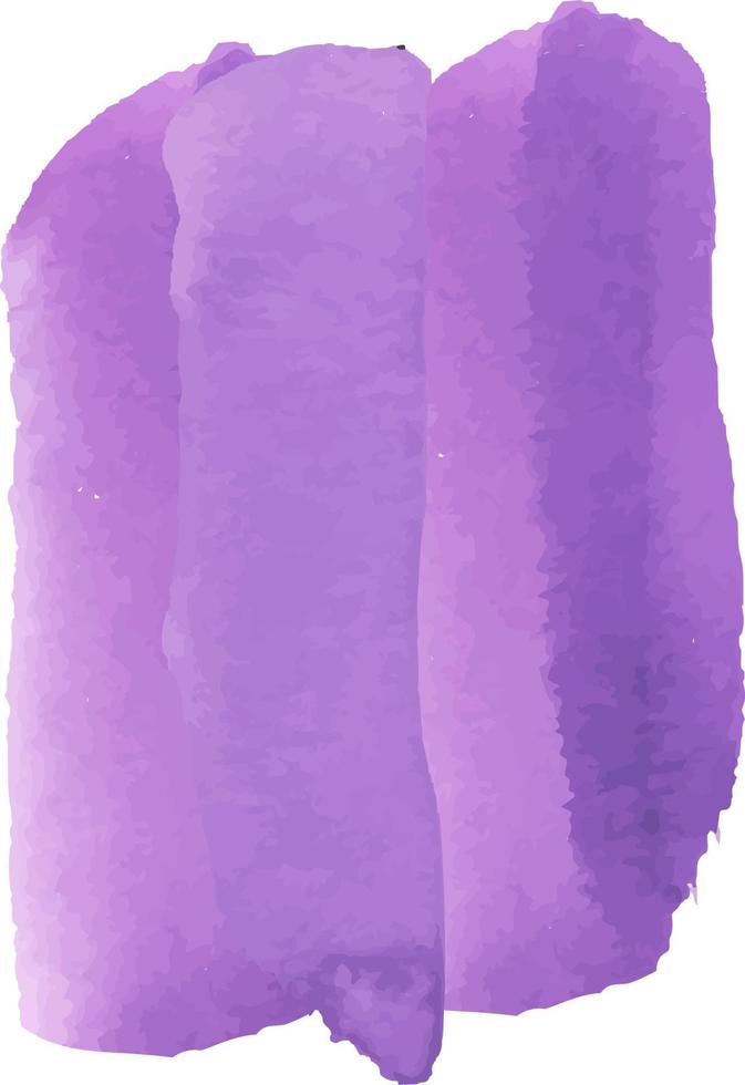 Purple color watercolor stains vector