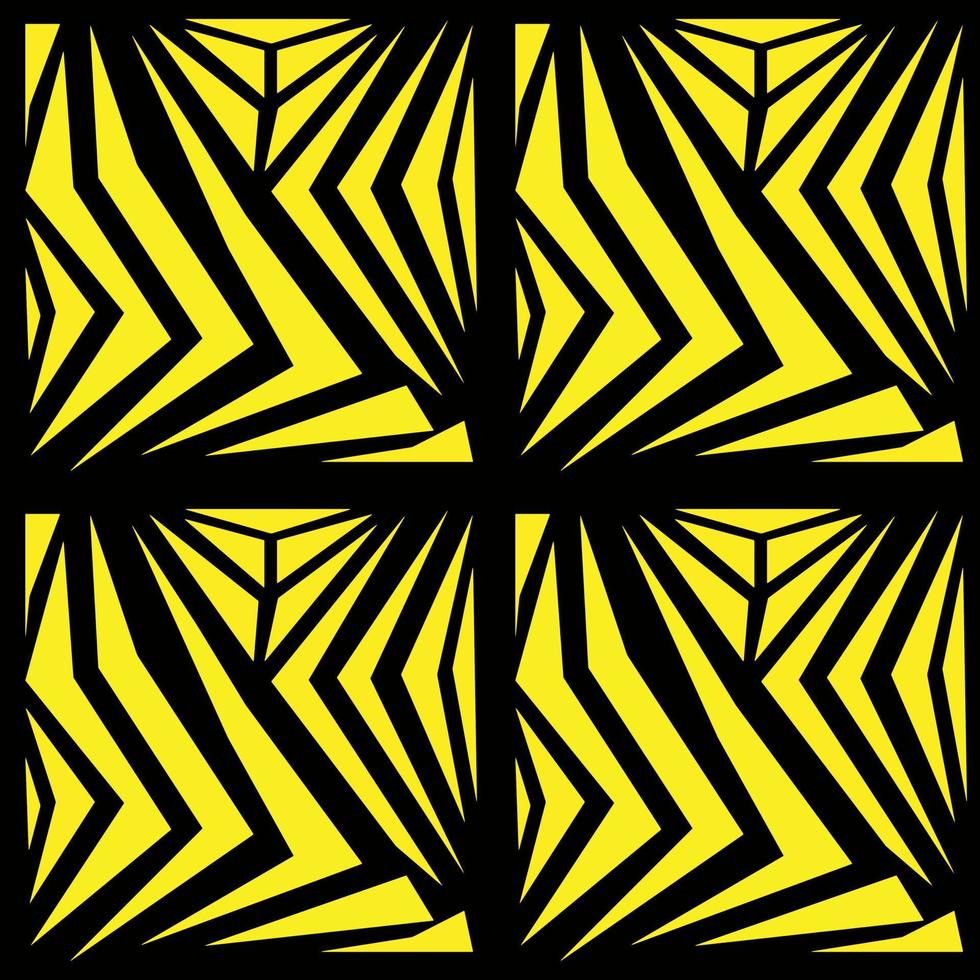 Seamless abstract yellow pattern. Abstract black and yellow background vector