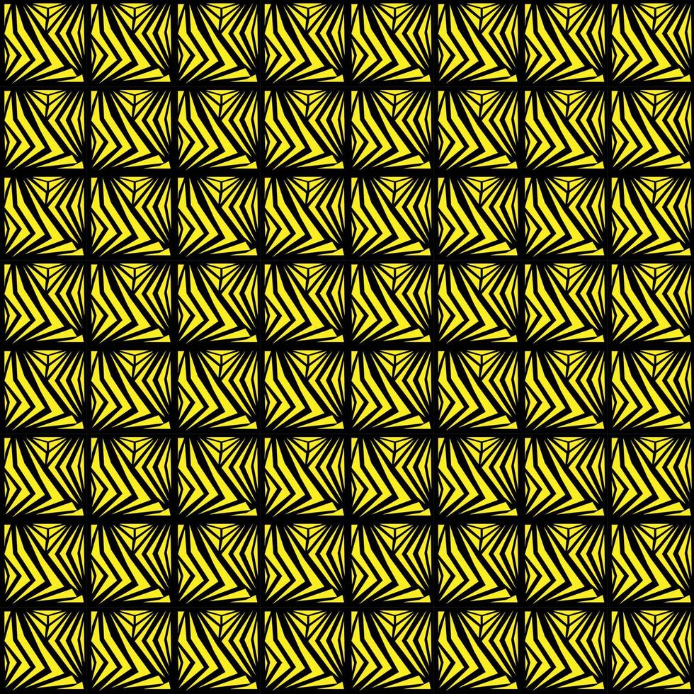 Seamless abstract yellow pattern. Abstract black and yellow background vector