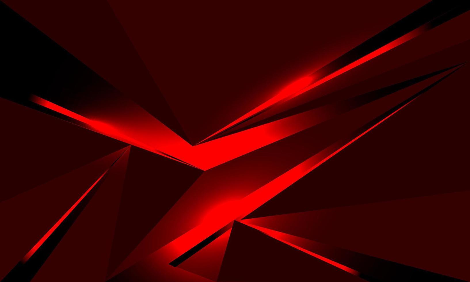 vector de fondo de tecnología futurista moderna de diseño de superposición geométrica roja abstracta