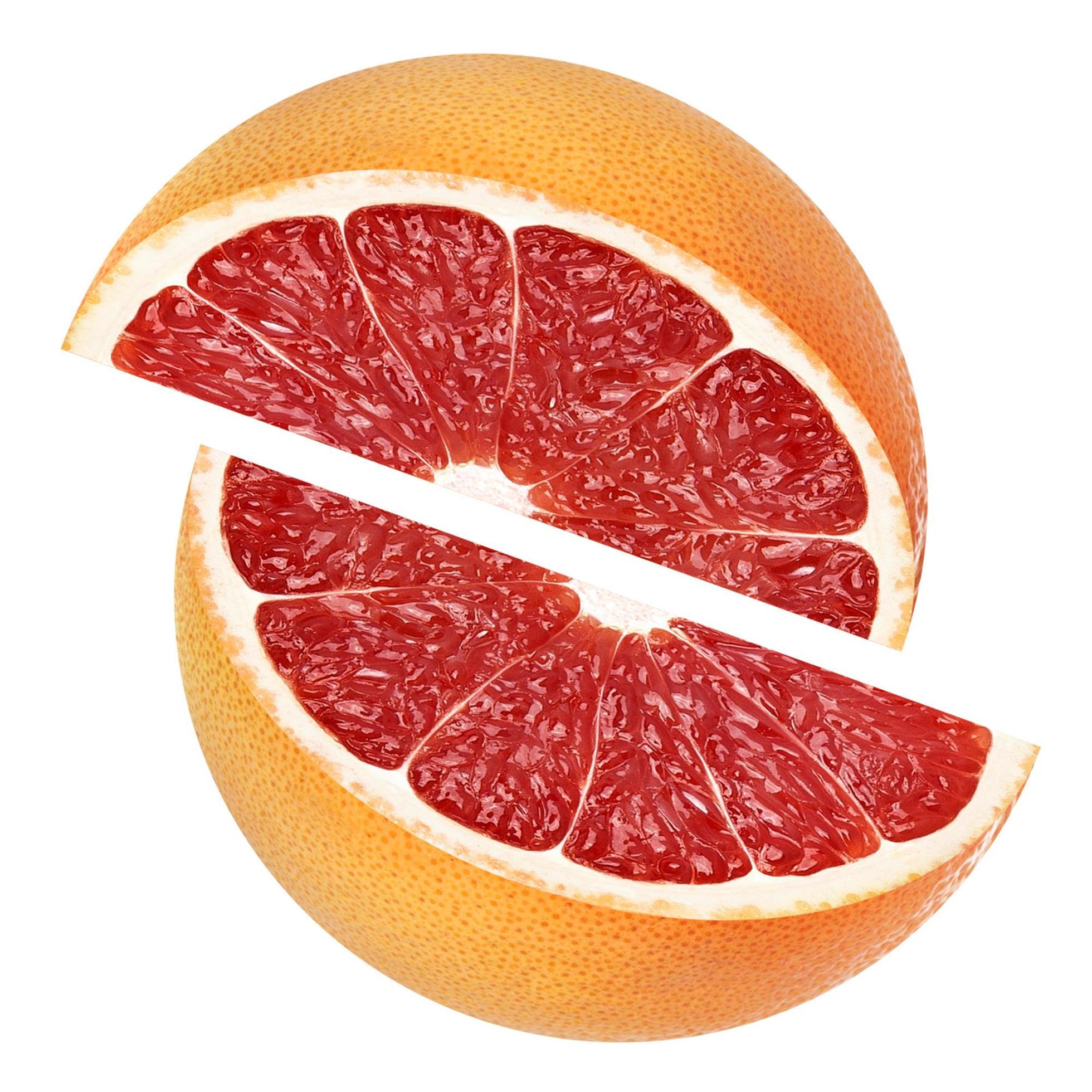 Grapefruit slice isolated on a white background 7287297 Stock Photo at