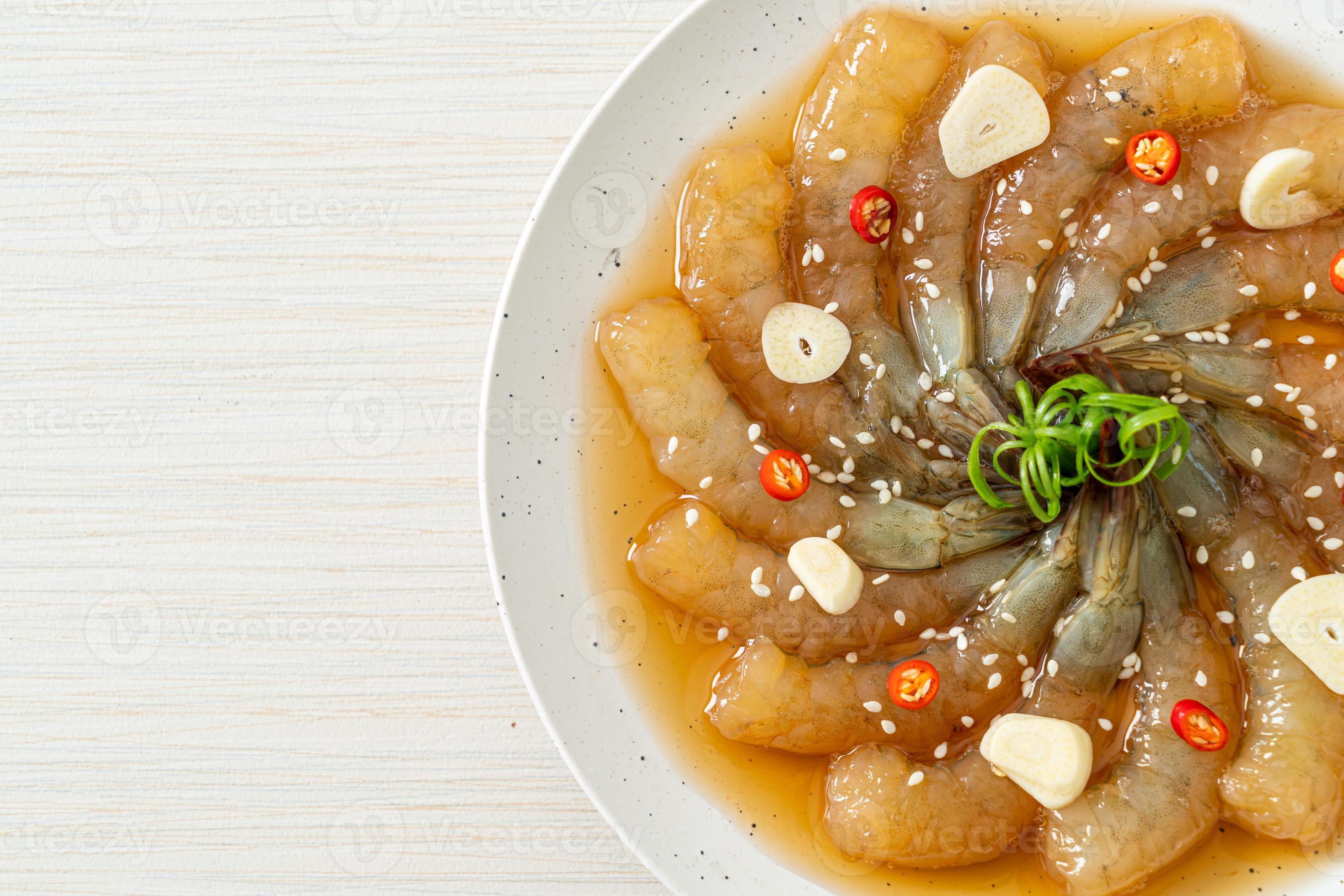 Korean Style Pickled Prawns or Korean Soy Sauce Pickled Shrimp 7287458