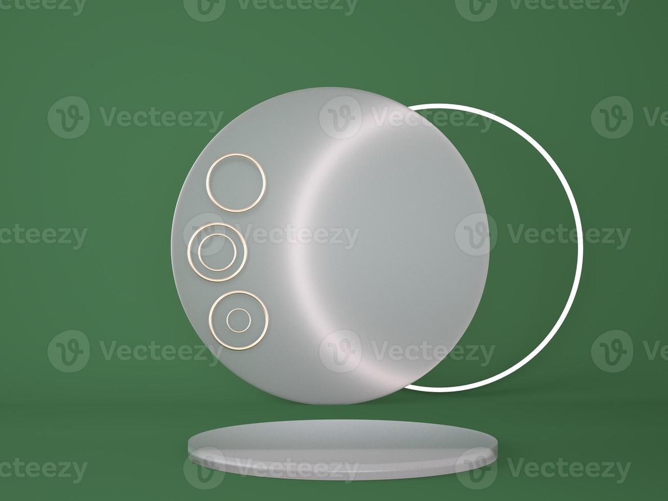 Product podium on pastel background 3d. Abstract minimal geometry concept. Studio stand platform theme. Exhibition and business marketing presentation stage. photo