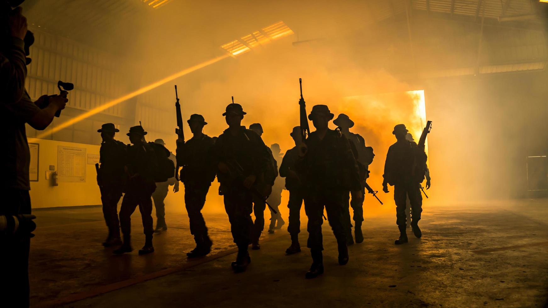 operaciones de entrenamiento militar foto