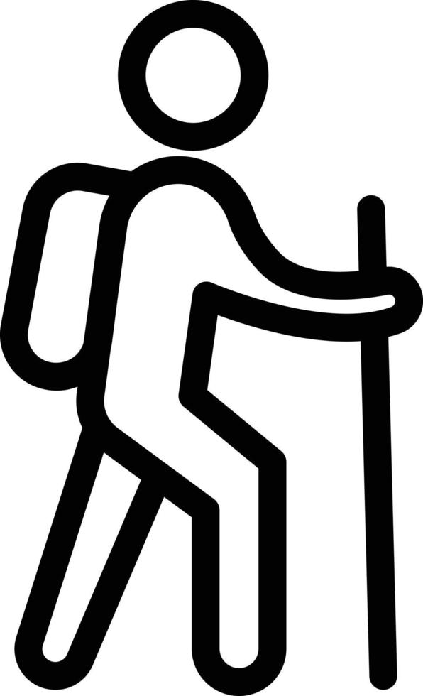 hiking vector illustration on a background.Premium quality symbols.vector icons for concept and graphic design.