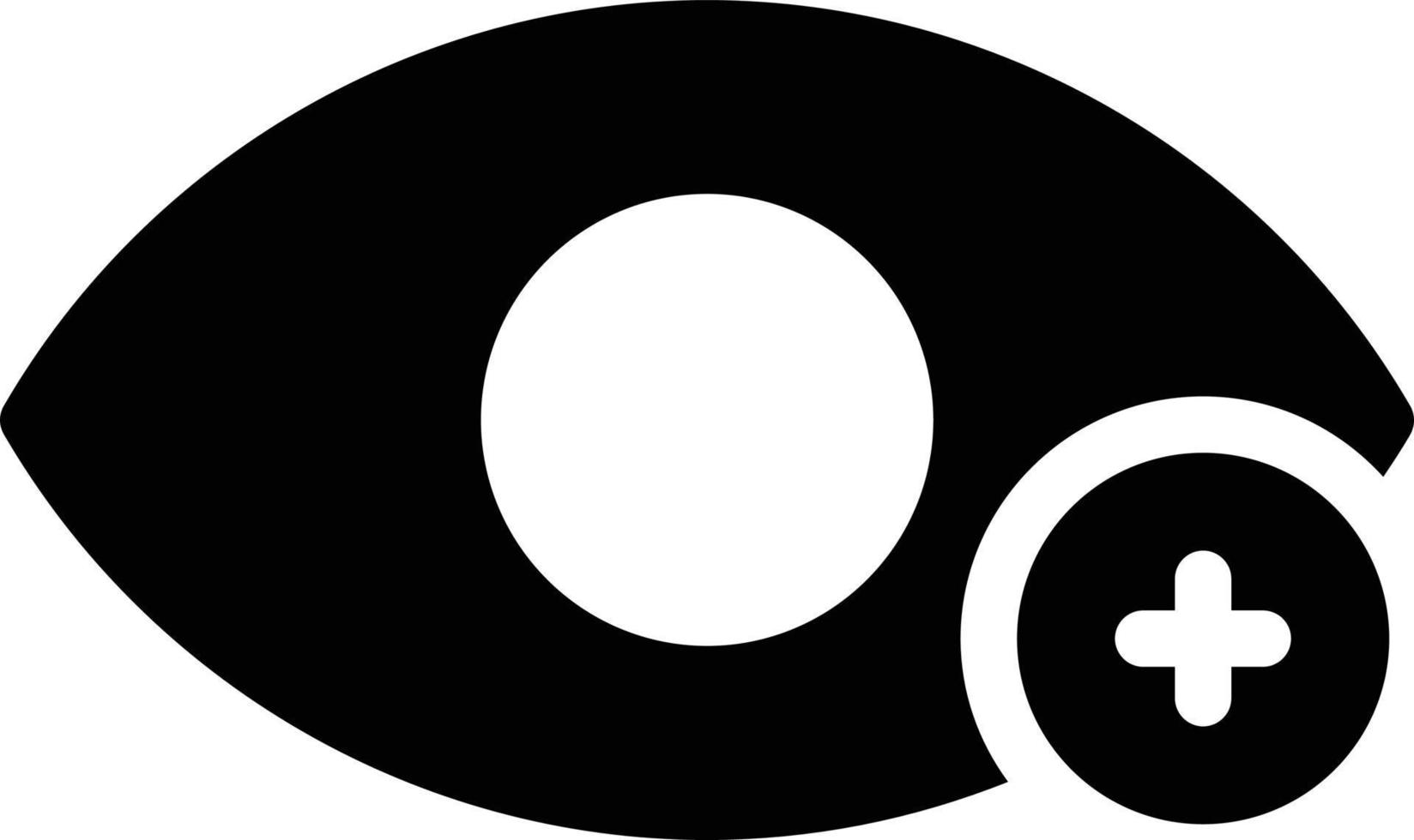 ilustración de vector de ojo en un fondo. símbolos de calidad premium. iconos vectoriales para concepto y diseño gráfico.