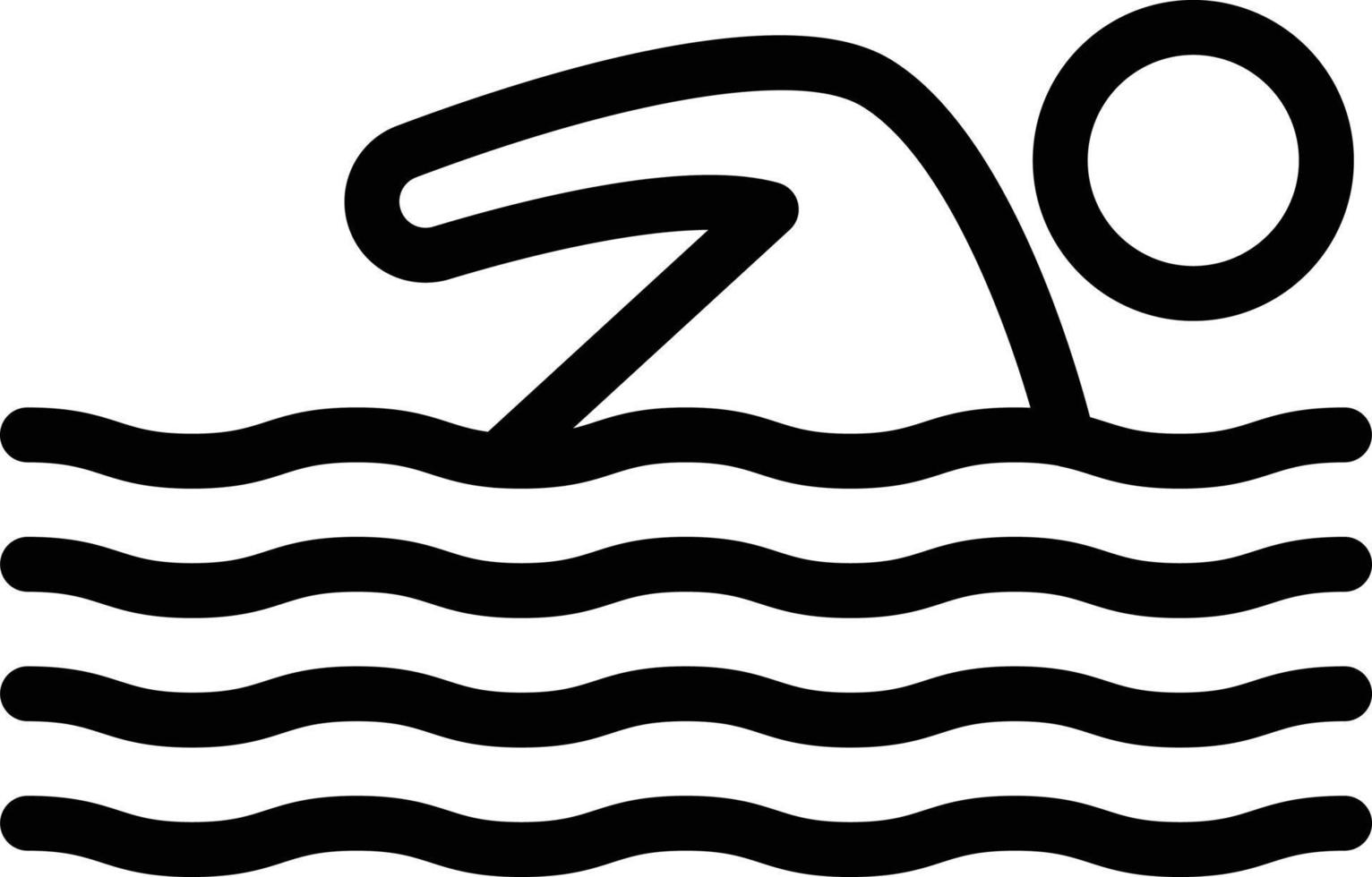 swimming vector illustration on a background.Premium quality symbols.vector icons for concept and graphic design.