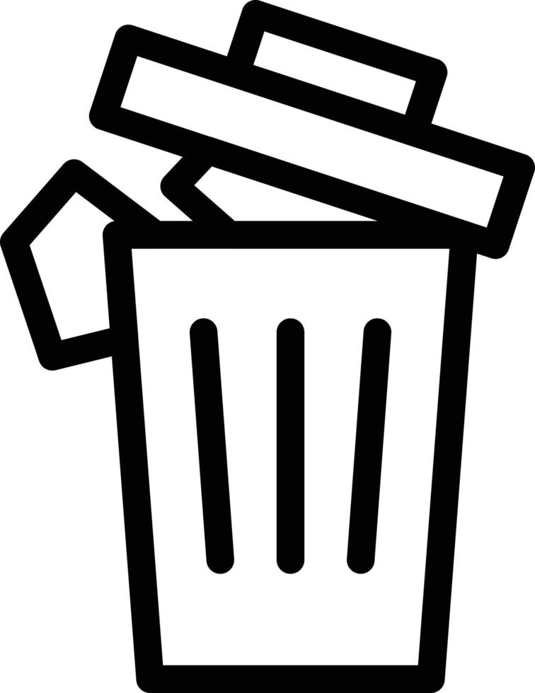 dustbin vector illustration on a background.Premium quality symbols.vector icons for concept and graphic design.