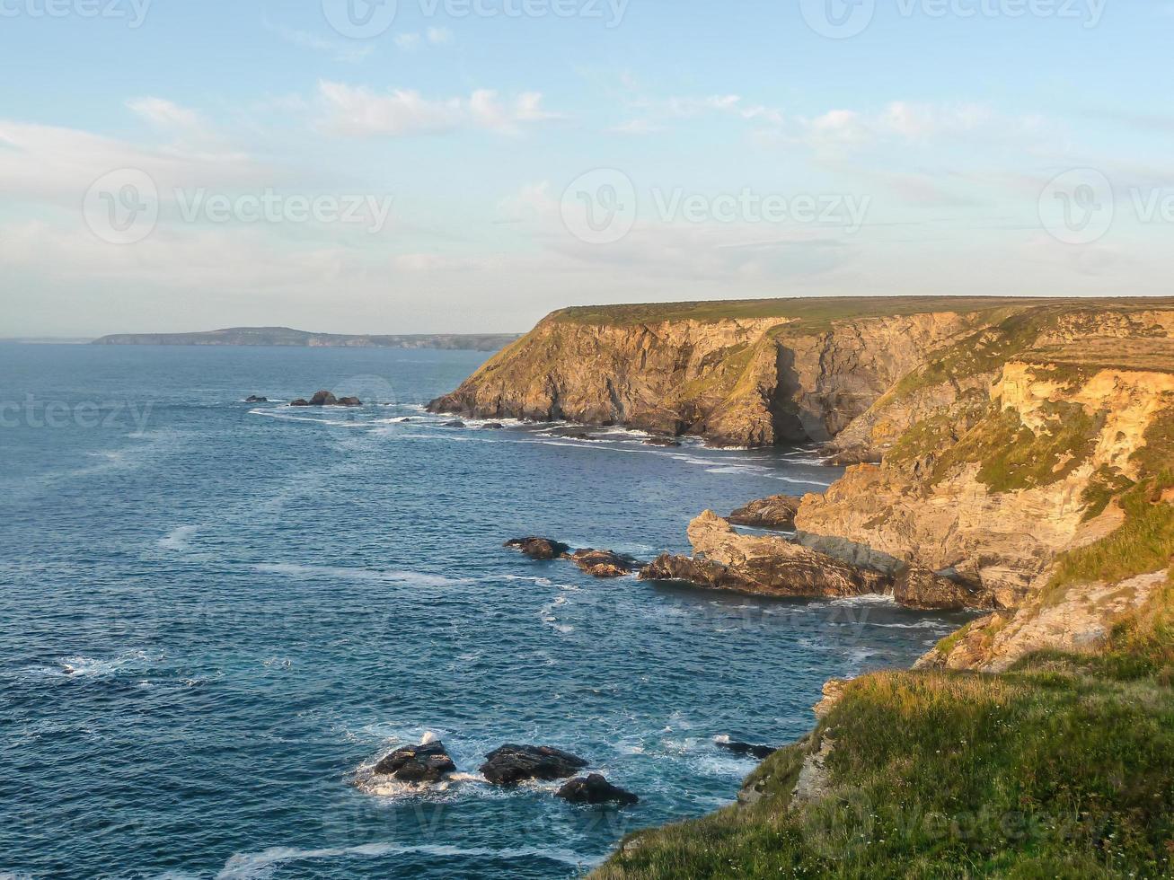 view of the coast of the sea photo