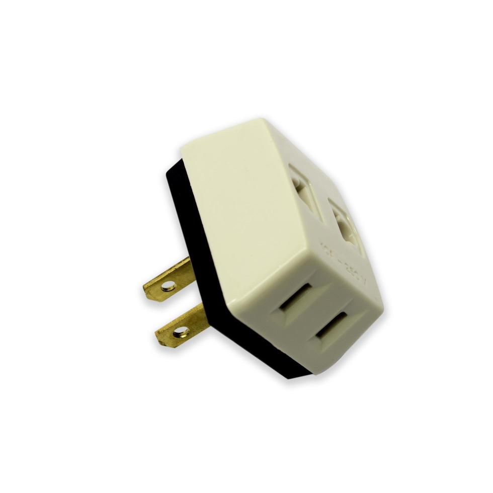 Plug on a white background. photo