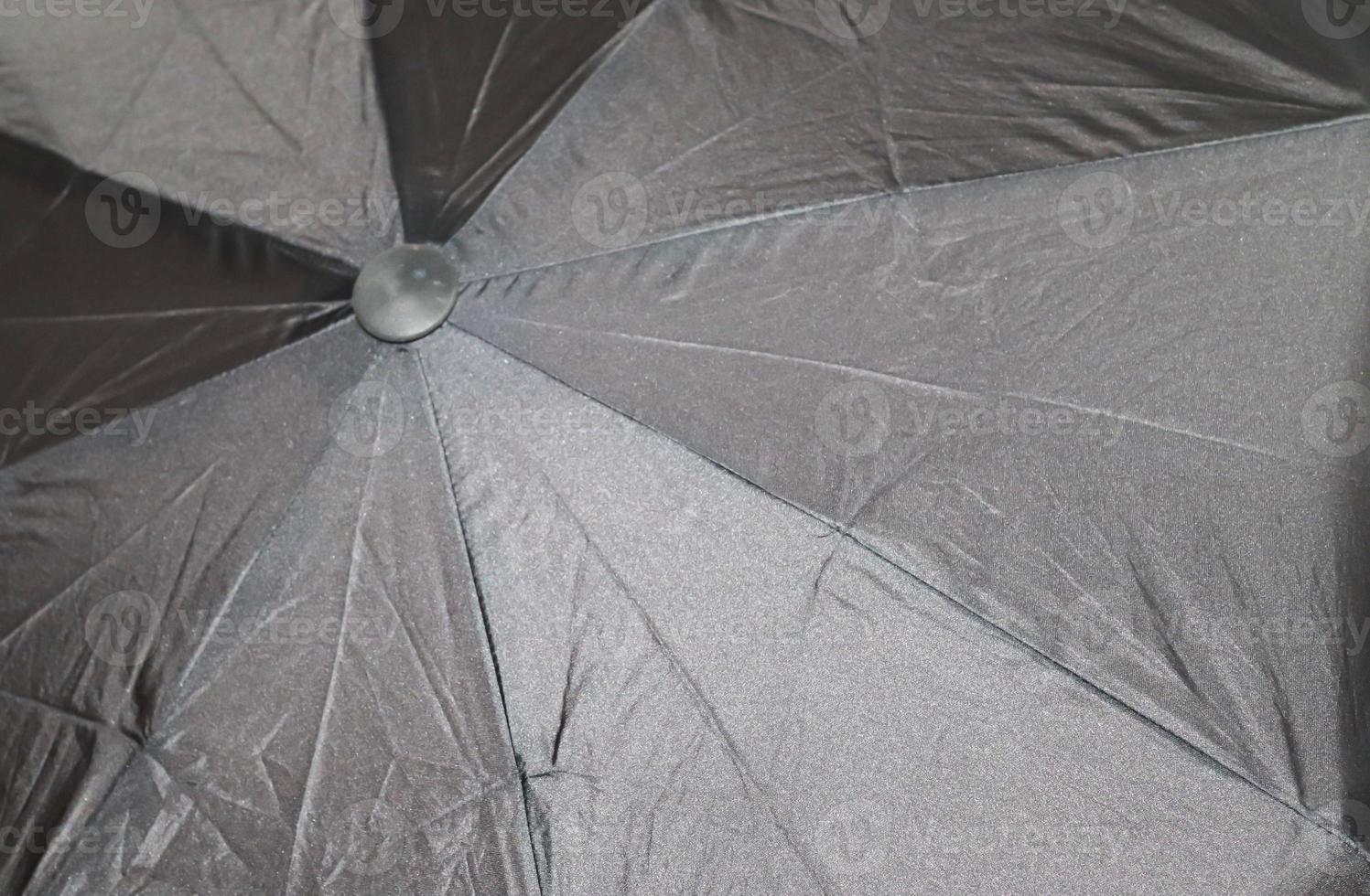 Close up view at the colorful surfaces of a rainproof umbrella photo