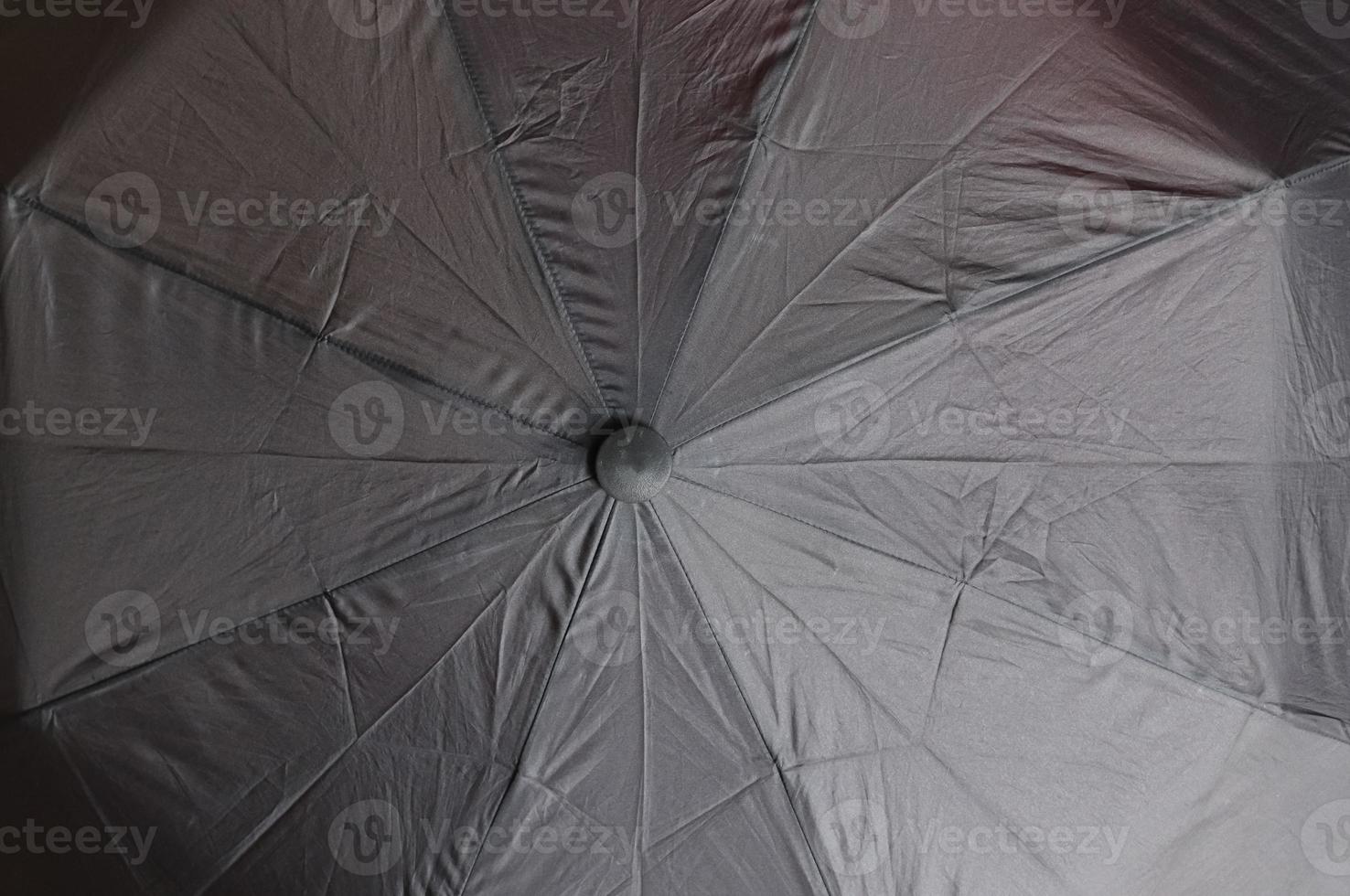 Close up view at the colorful surfaces of a rainproof umbrella photo