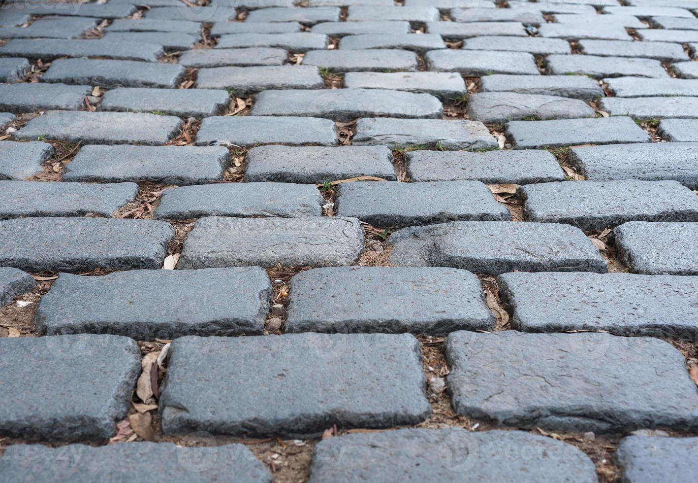 background floor with cobblestones in Tunisia photo