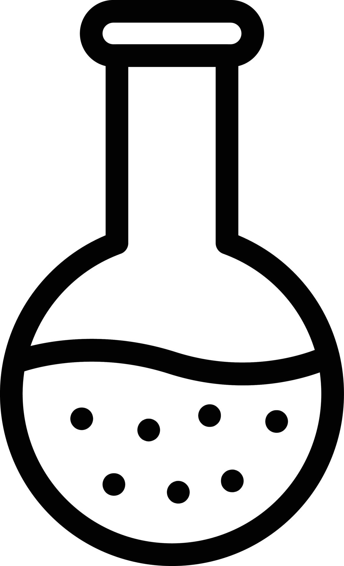 beaker vector illustration on a background.Premium quality symbols