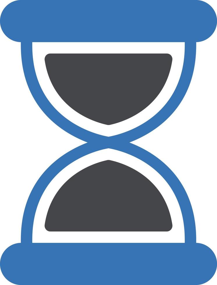 ilustración vectorial de reloj de arena en un fondo. símbolos de calidad premium. iconos vectoriales para concepto y diseño gráfico. vector