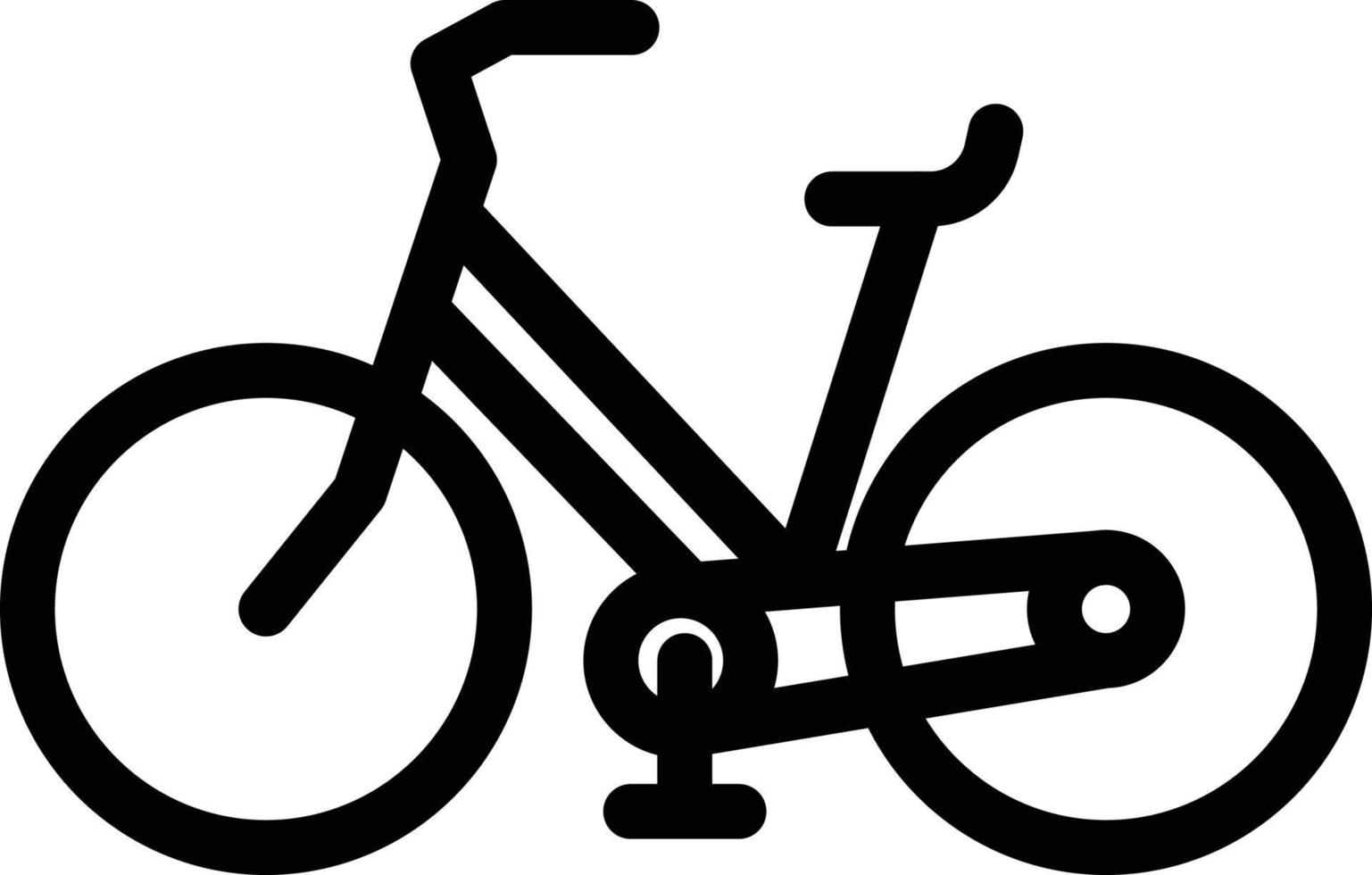 ilustración de vector de ciclo de bicicleta en un fondo. símbolos de calidad premium. iconos vectoriales para concepto y diseño gráfico.