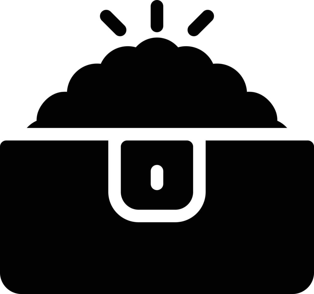 treasure box vector illustration on a background.Premium quality symbols.vector icons for concept and graphic design.