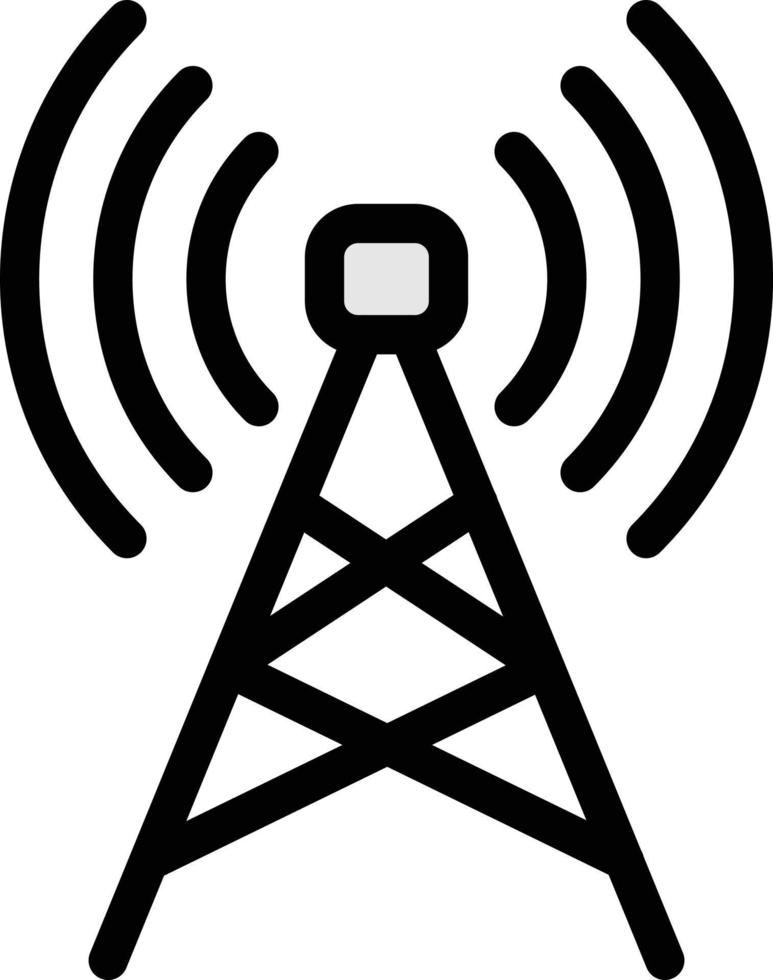 tower signal vector illustration on a background.Premium quality symbols.vector icons for concept and graphic design.