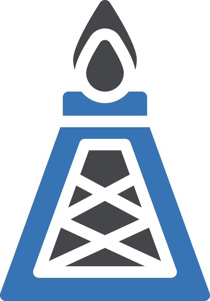 ilustración de vector de fábrica de aceite en un fondo. símbolos de calidad premium. iconos vectoriales para concepto y diseño gráfico.
