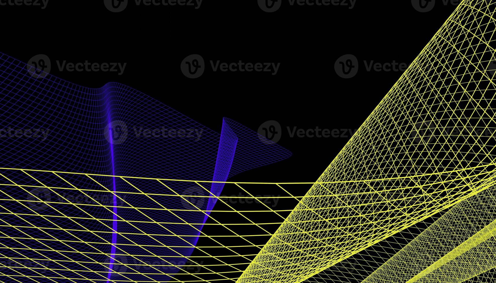 Abstract 3d mesh wave background. Futuristic technology style. Elegant background for business presentations. photo