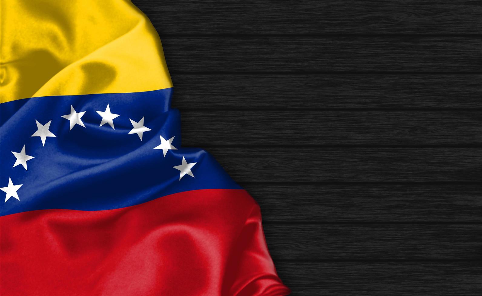 3D Rendering Closeup of Venezuela flag photo