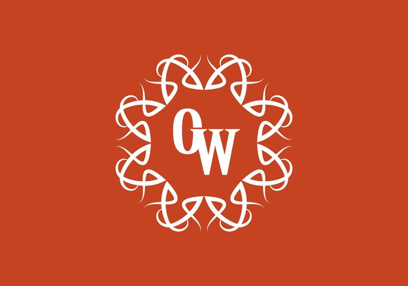 initial letter text of OW vector