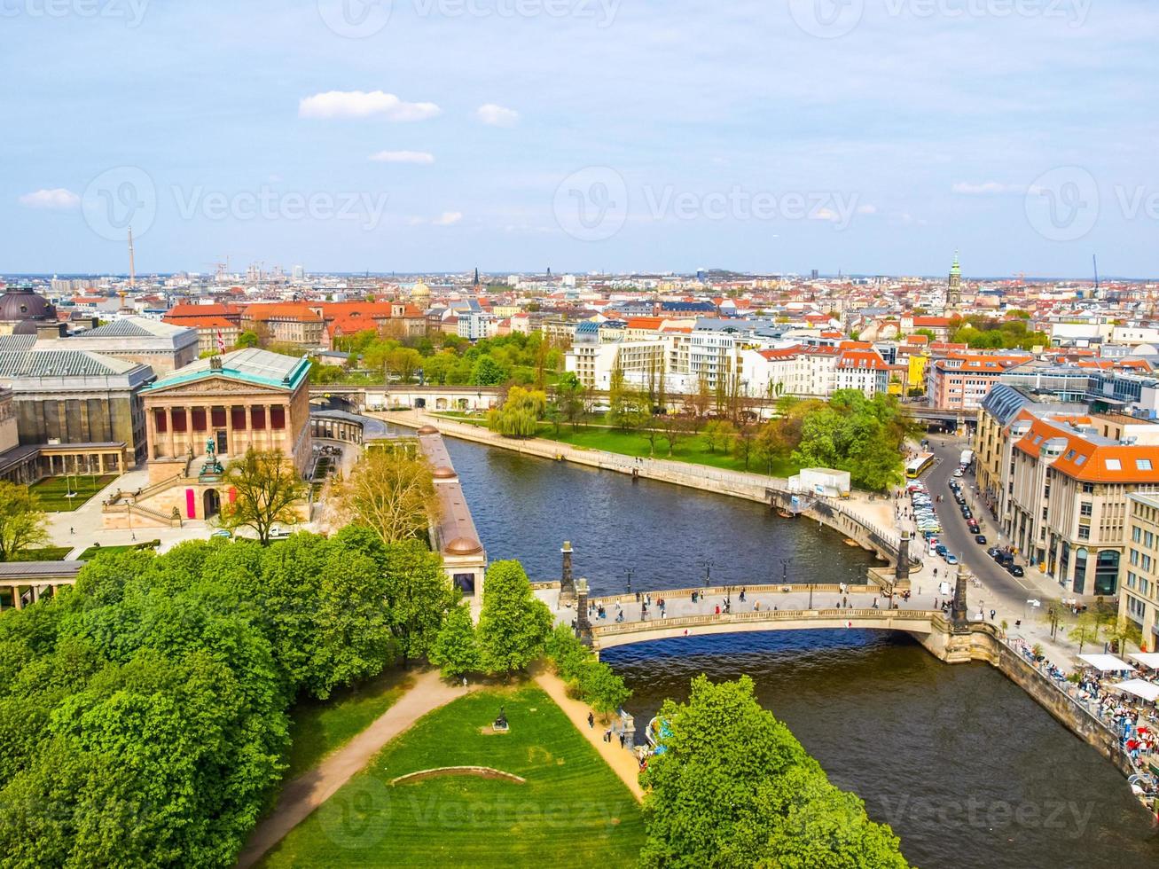 hdr vista aérea de berlín foto