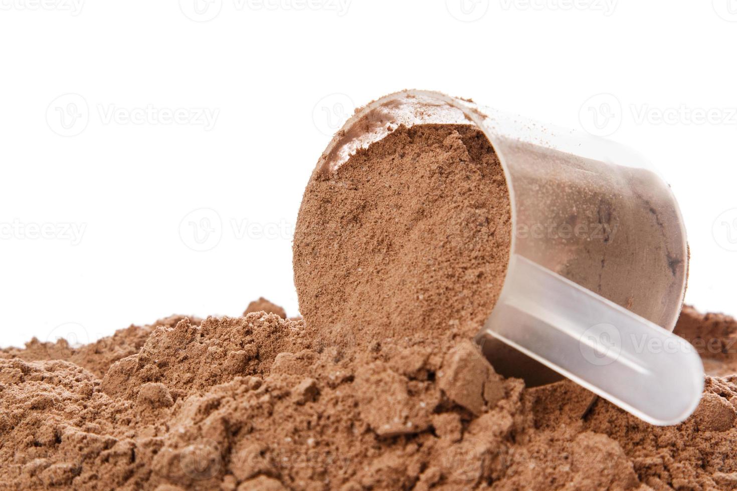 Whey protein powder photo